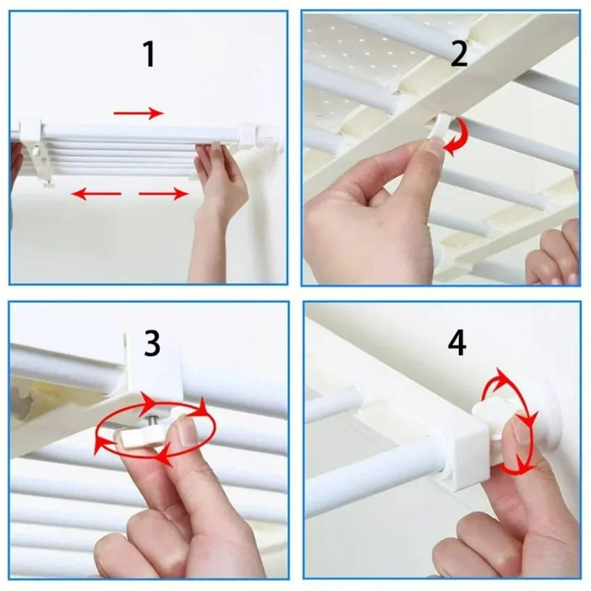 Adjustable Closet Organizer Kitchen