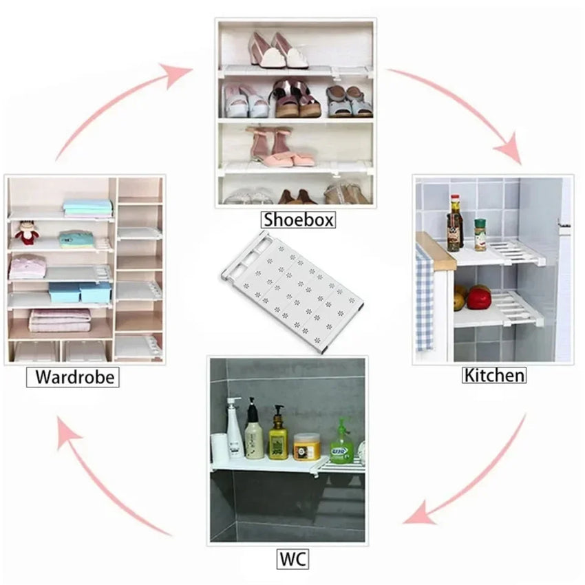 Adjustable Closet Organizer Kitchen