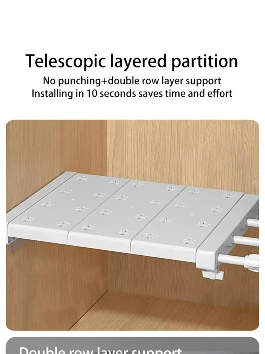 Adjustable Closet Organizer Kitchen