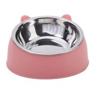 Cat Dog Bowl 15 Degrees Tilted