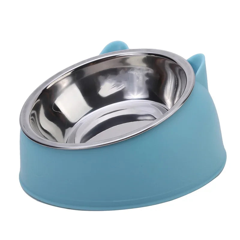 Cat Dog Bowl 15 Degrees Tilted