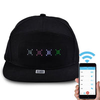 Bluetooth LED Cap with Detachable Screen