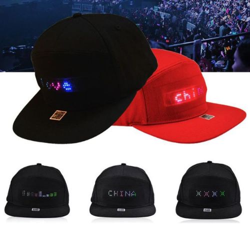 Bluetooth LED Cap with Detachable Screen