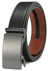 CHAOREN Mens Belt Leather Ratchet Belt - Customizable Fit, Effortless Style (35mm)